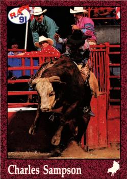 1991 Rodeo America Set B #46 Charles Sampson Front
